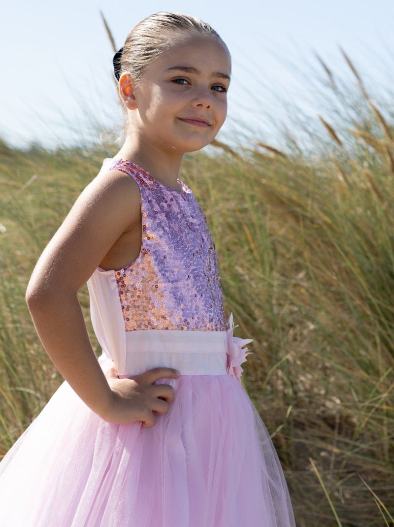 Déguisement enfant – robe de princesse Emma Labay Rose - Kiabi