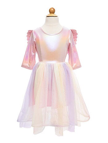 Déguisement enfant – Robe de princesse licorne avec ailes Great Pretenders