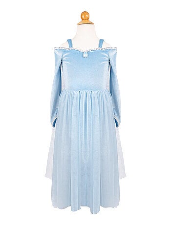 Déguisement enfant robe de princesse reine de glace en velours Great Pretenders