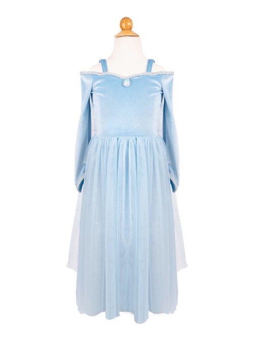 Déguisement enfant robe de princesse reine de glace en velours Great Pretenders - Kiabi