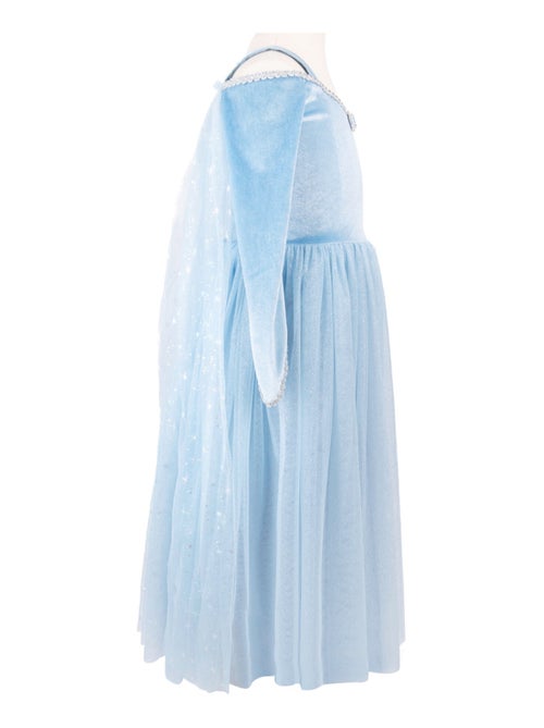 Déguisement enfant robe de princesse reine de glace en velours Great Pretenders - Kiabi