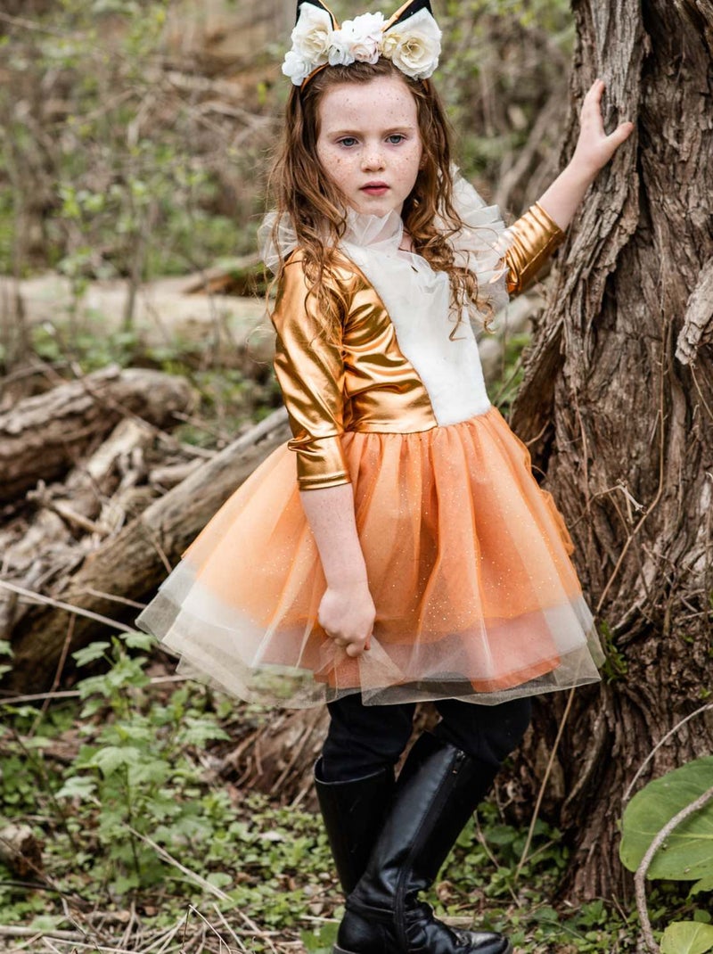 Déguisement enfant – Robe de renard Woodland Fox Great Pretenders Orange clair - Kiabi