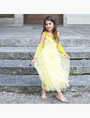 Déguisement enfant – Robe princesse Belle du Château Great Pretenders