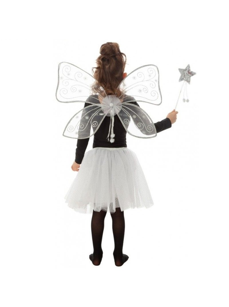 Déguisement Fée ailes argentées 3 pcs Gris - Kiabi