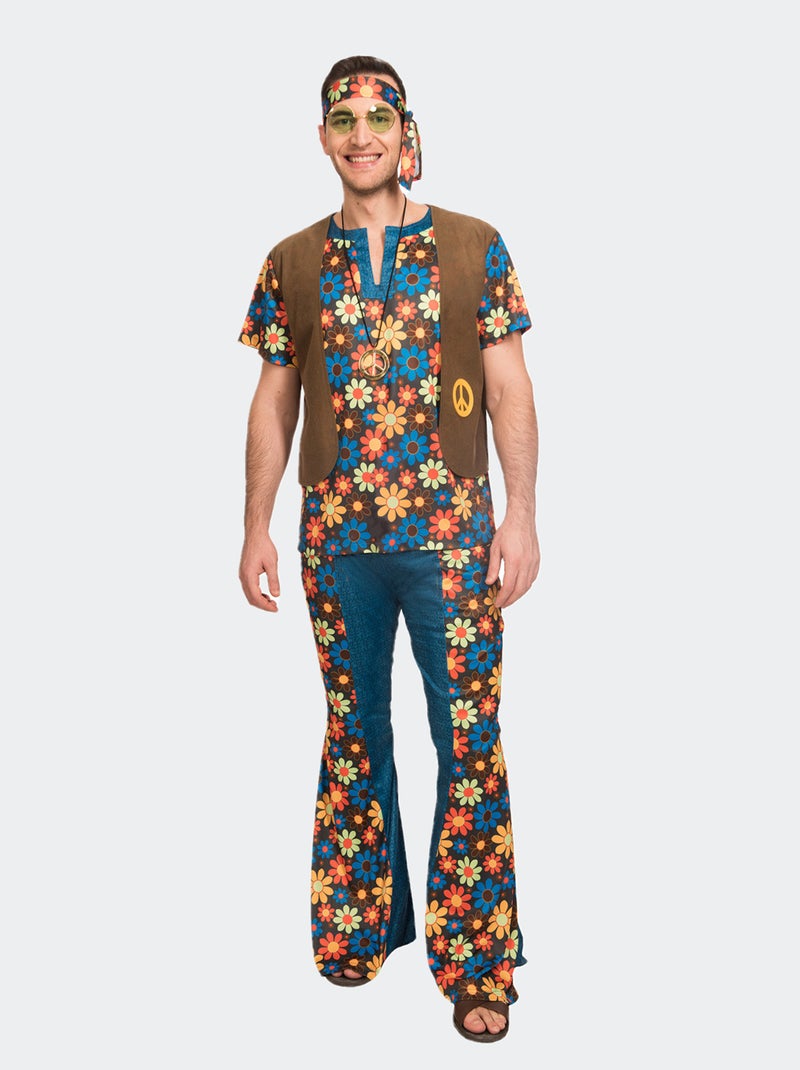 Déguisement Hippie Multicolor - Kiabi