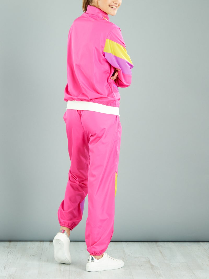 Déguisement jogging années 80 rose - Kiabi