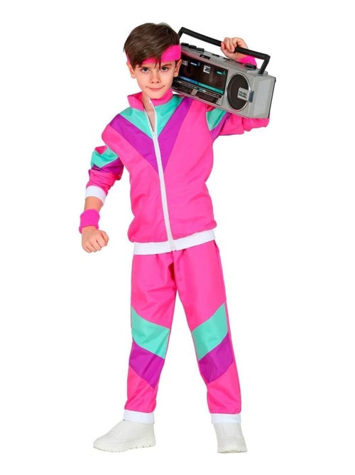 Déguisement jogging rose années 80 - Enfant - Kiabi