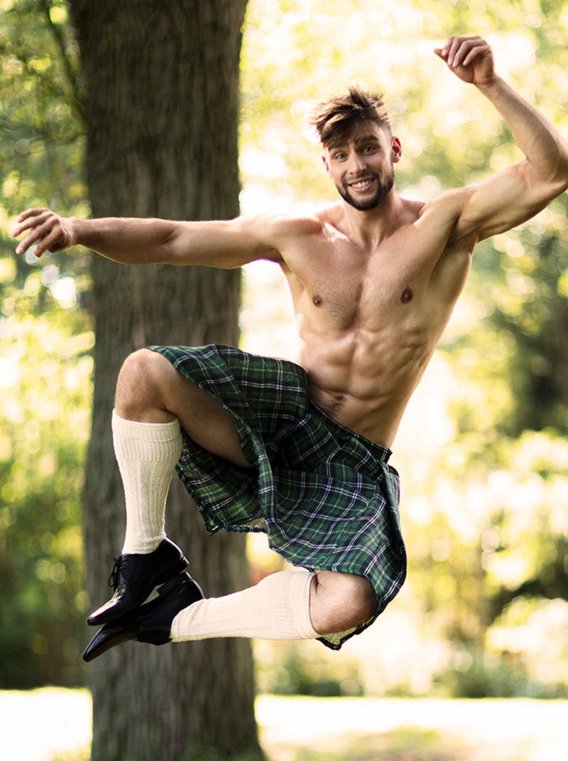 Déguisement Kilt vert - Kiabi