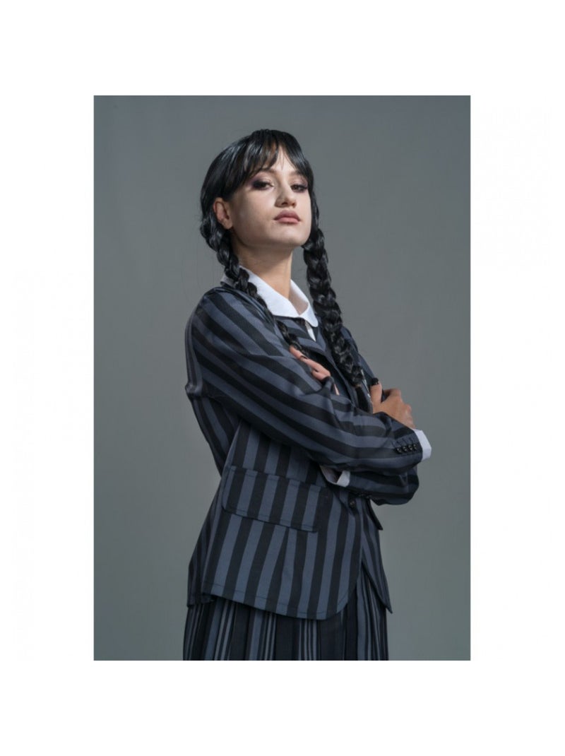 Déguisement Mercredi Addams Noir - Kiabi