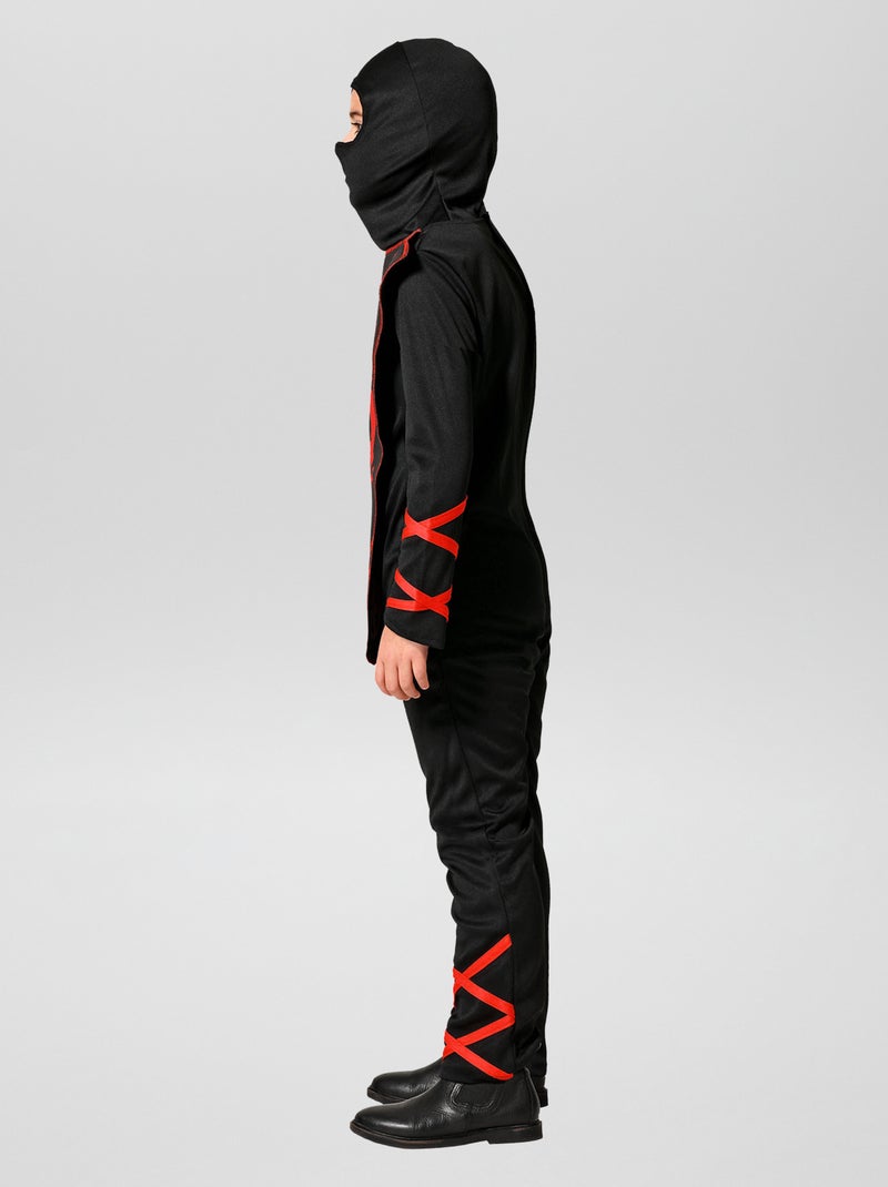 Déguisement 'Ninja' - 2 pièces Noir - Kiabi