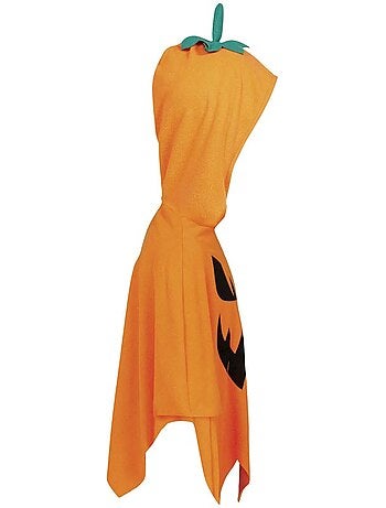 Déguisement ou poncho de citrouille maléfique