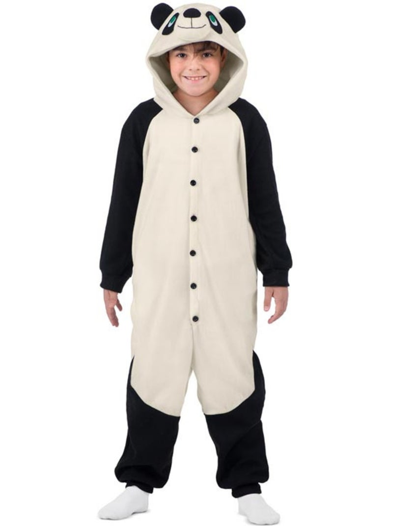 Déguisement ou pyjama panda à capuche Multicolore - Kiabi