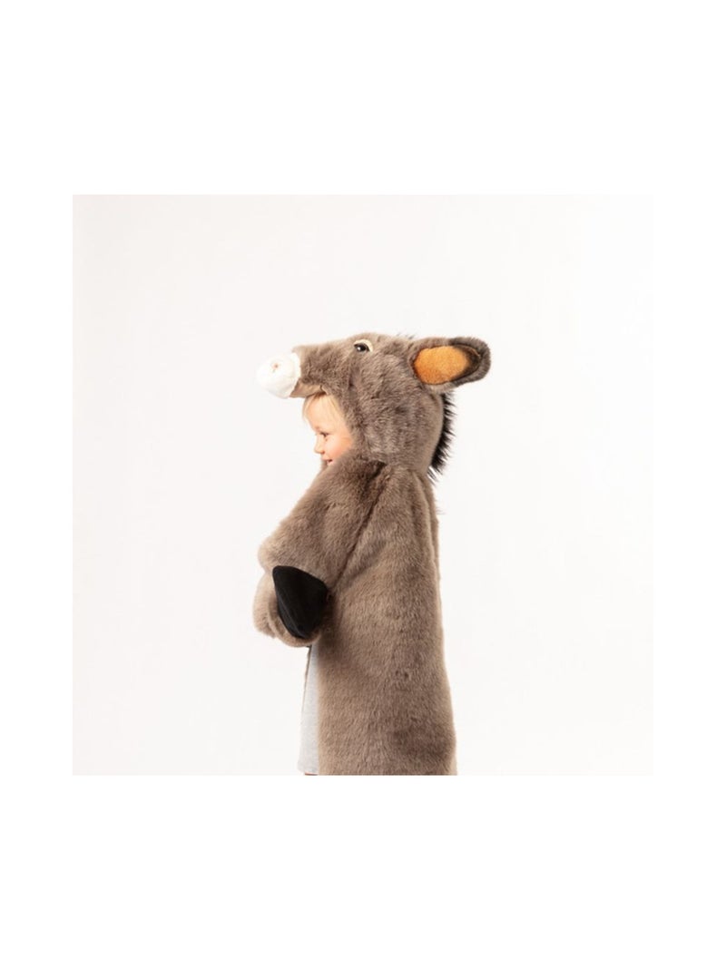 Déguisement peluche 3 en 1 âne - plaid, déguisement et tapis Multicolore - Kiabi