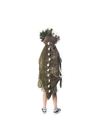 Déguisement peluche 3 en 1 Dinosaure Triceratops - Plaid, Déguisement et Tapis
