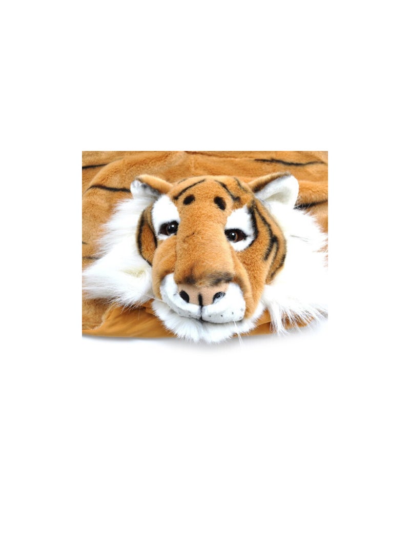 Déguisement peluche 3 en 1 Tigre - Plaid, Déguisement et Tapis Multicolore - Kiabi