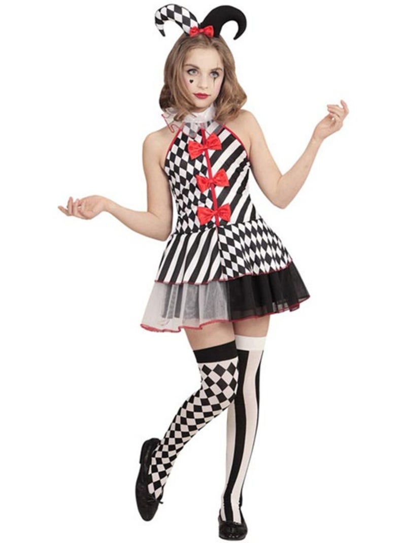 Déguisement Petite Arlequin - Enfant Multicolore - Kiabi