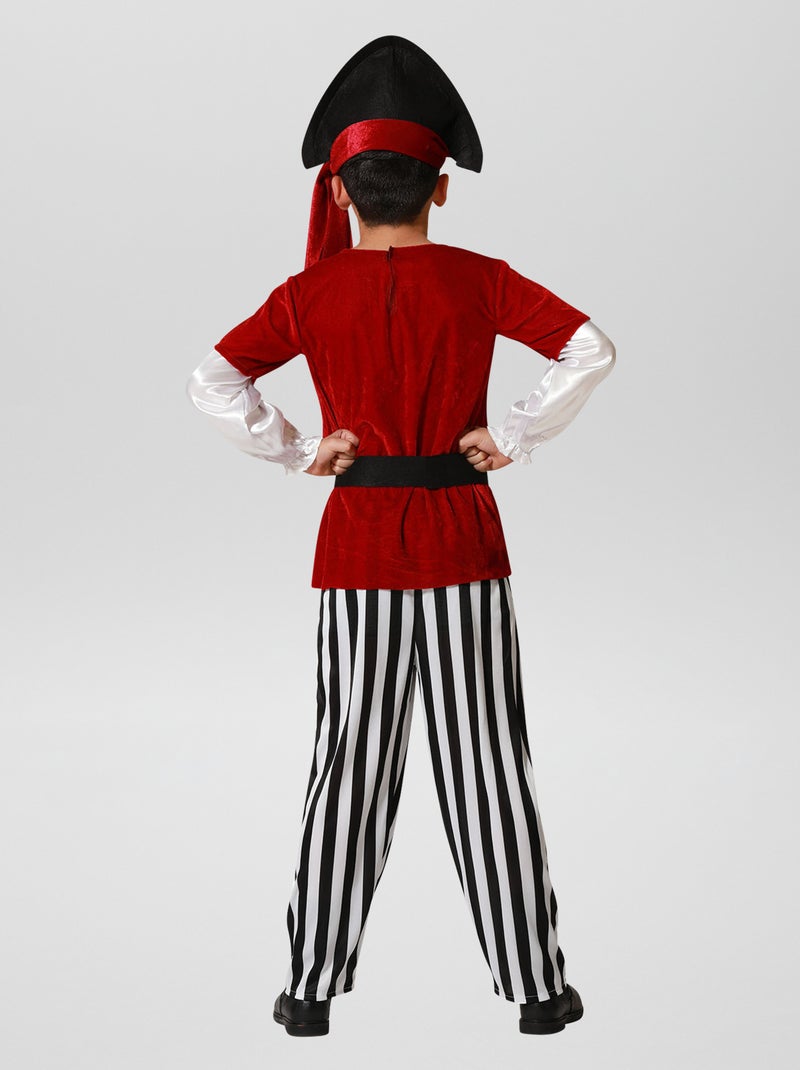 Déguisement 'Pirate' - 4 pièces Rouge - Kiabi