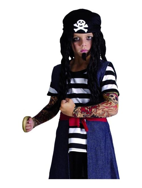 Déguisement Pirate tatoué luxe enfant - Kiabi