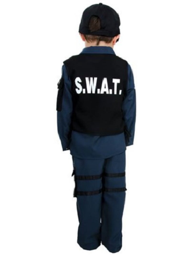 Déguisement policier Noir - Kiabi