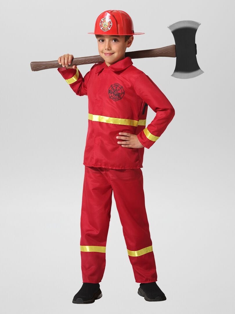 Déguisement Garçon - Sam le Pompier - Taille au Choix - Jour de Fête -  Garçon - Déguisement