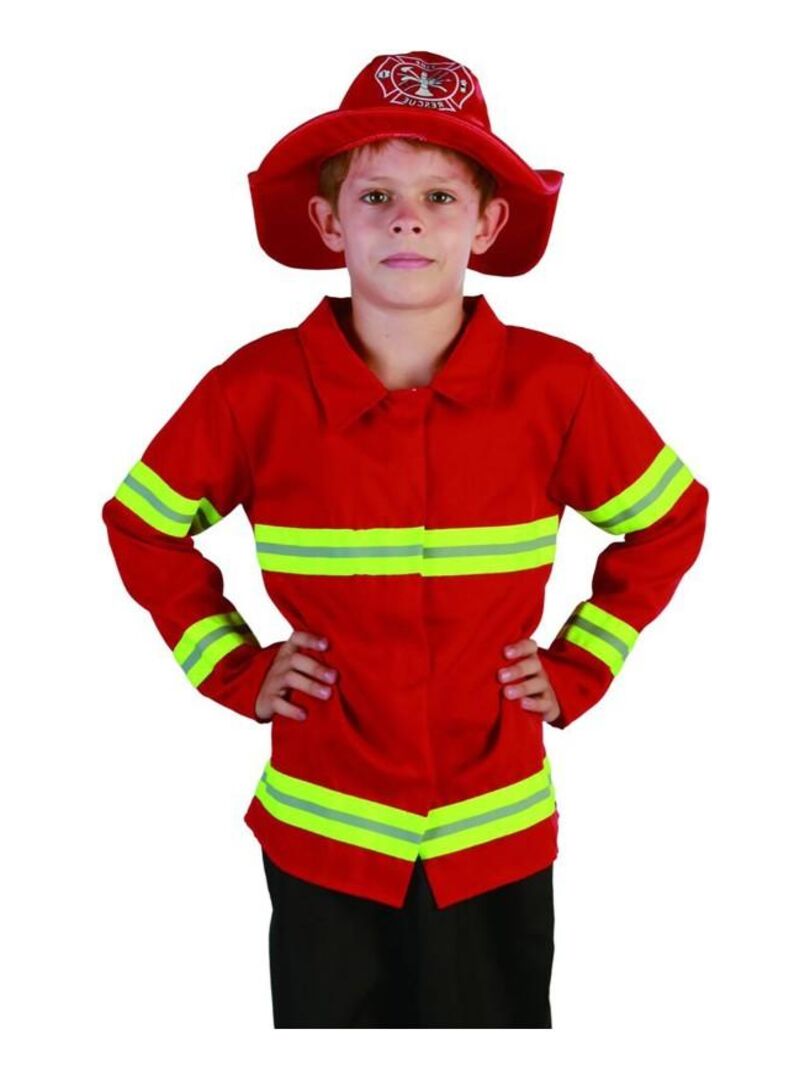 Déguisement Pompier rouge enfant - Rouge - Kiabi - 16.99€