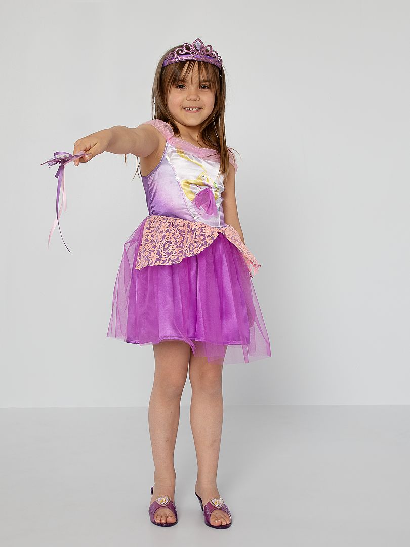 Robe Raiponce violette pour enfants - Déguisement Mania