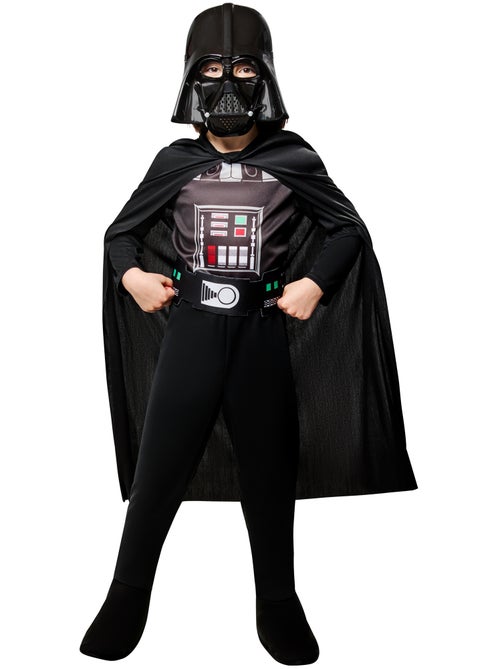 Déguisement Star Wars - Dark Vador - Enfant 9-10 Ans -Combinaison, Cape, Masque, Ceinture - Kiabi