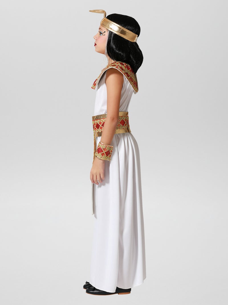 Déguisement style 'Egyptienne' - 4 pièces blanc - Kiabi