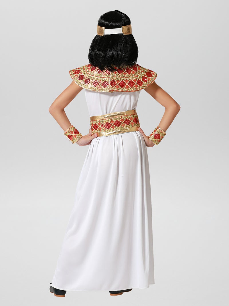 Déguisement style 'Egyptienne' - 4 pièces blanc - Kiabi
