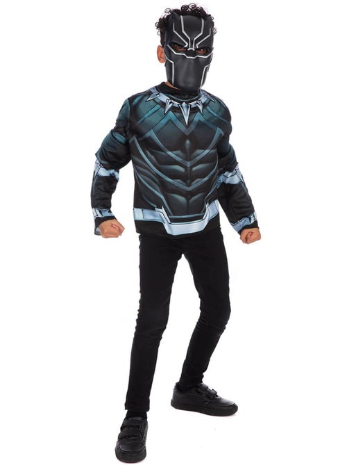 Déguisement Top Classique avec masque Black Panther - Kiabi