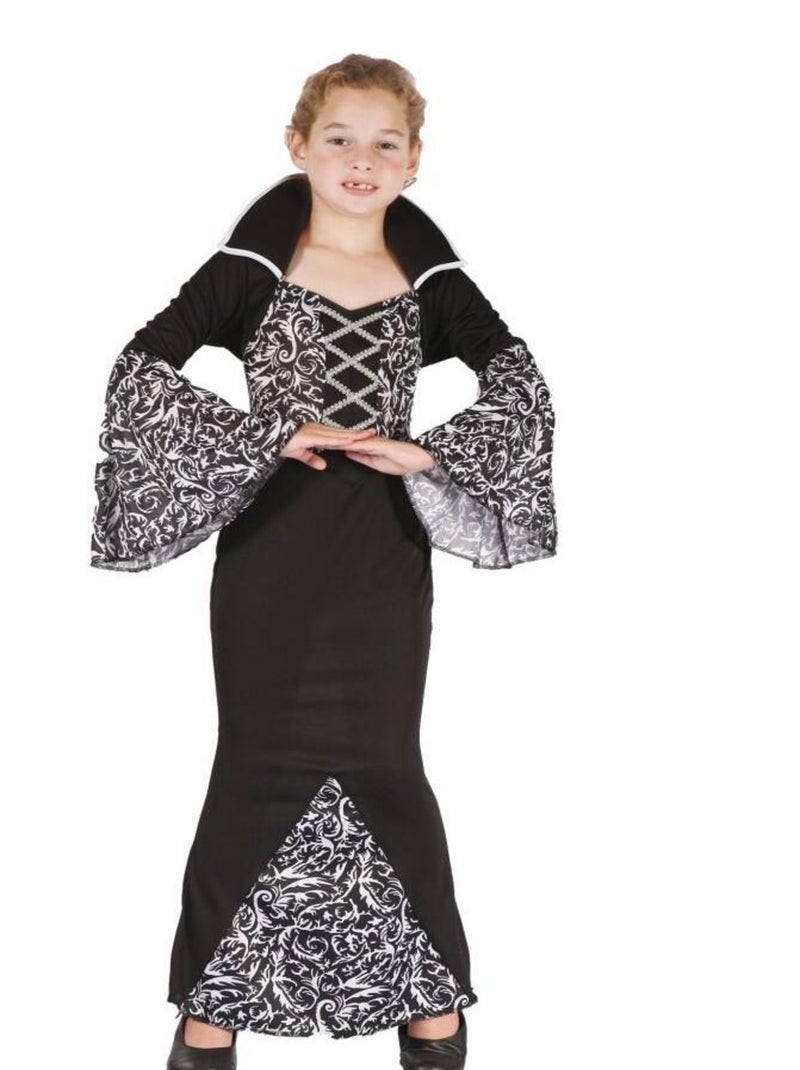 Déguisement Vampire Morticia Halloween fille enfant Noir Noir - Kiabi