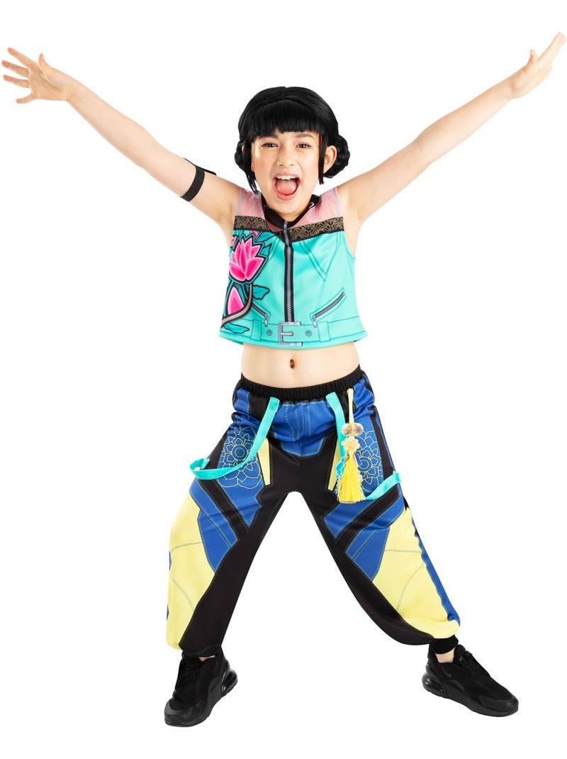 Déguisement Zoey KPop enfant Vert - Kiabi