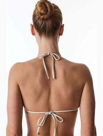 Deja haut de bikini bandeau scintillant penti