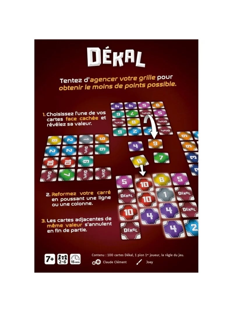 Dékal jeu d'ambiance Rouge - Kiabi
