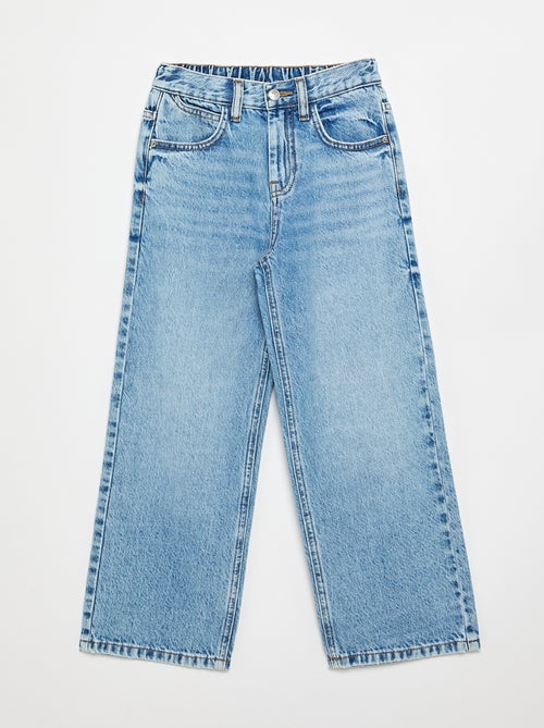 Denim coupe baggy 5 poches - Kiabi