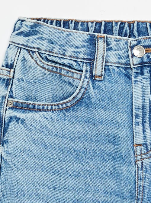 Denim coupe baggy 5 poches - Kiabi