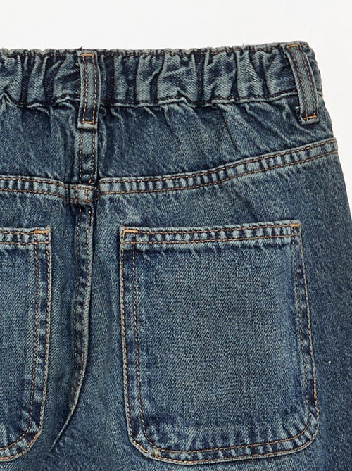 Denim coupe baggy 5 poches - Kiabi