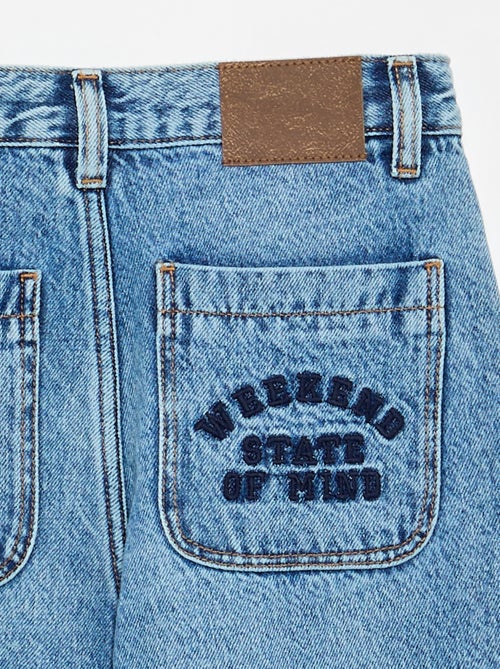 Denim coupe droite à 5 poches - Kiabi Denim coupe droite à 5 poches - Kiabi