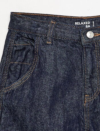 Denim coupe droite à 5 poches