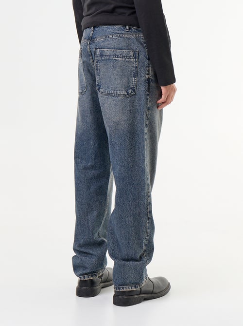 Denim coupe large 5 poches - Kiabi Denim coupe large 5 poches - Kiabi
