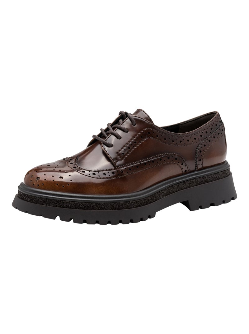 Derbie à Lacets Tamaris Bordeaux - Kiabi