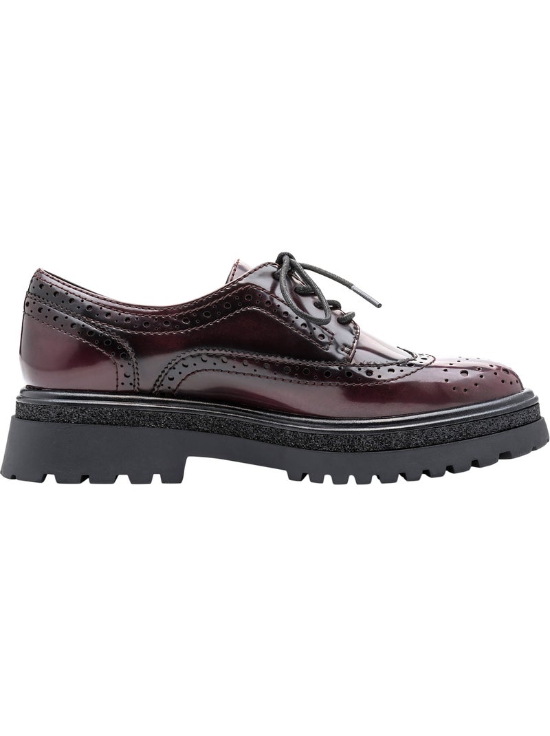 Derbie à lacets tamaris Bordeaux - Kiabi