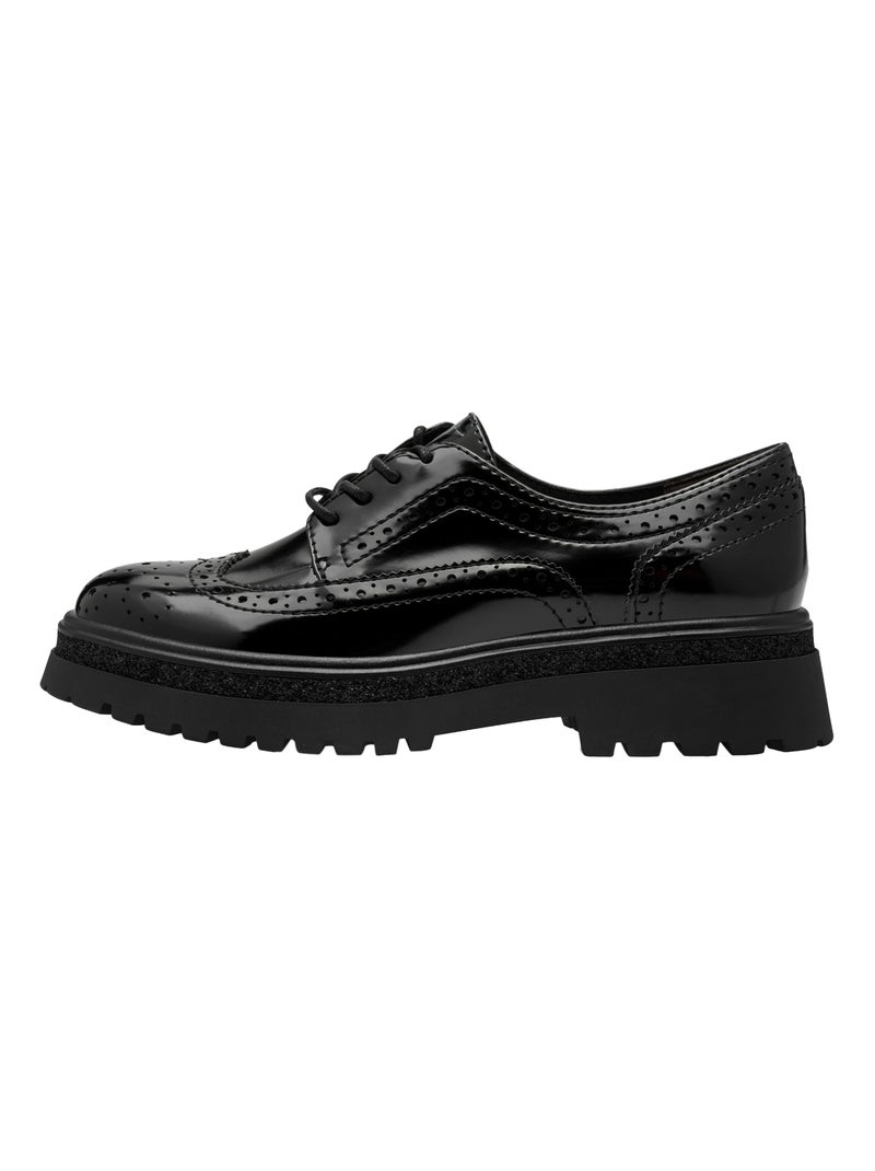 Derbie à Lacets Tamaris Noir - Kiabi