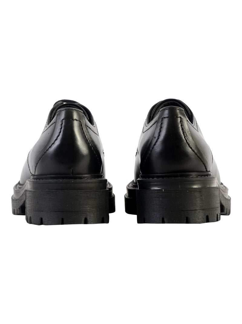Derbie Cuir Geox Iridea Noir - Kiabi