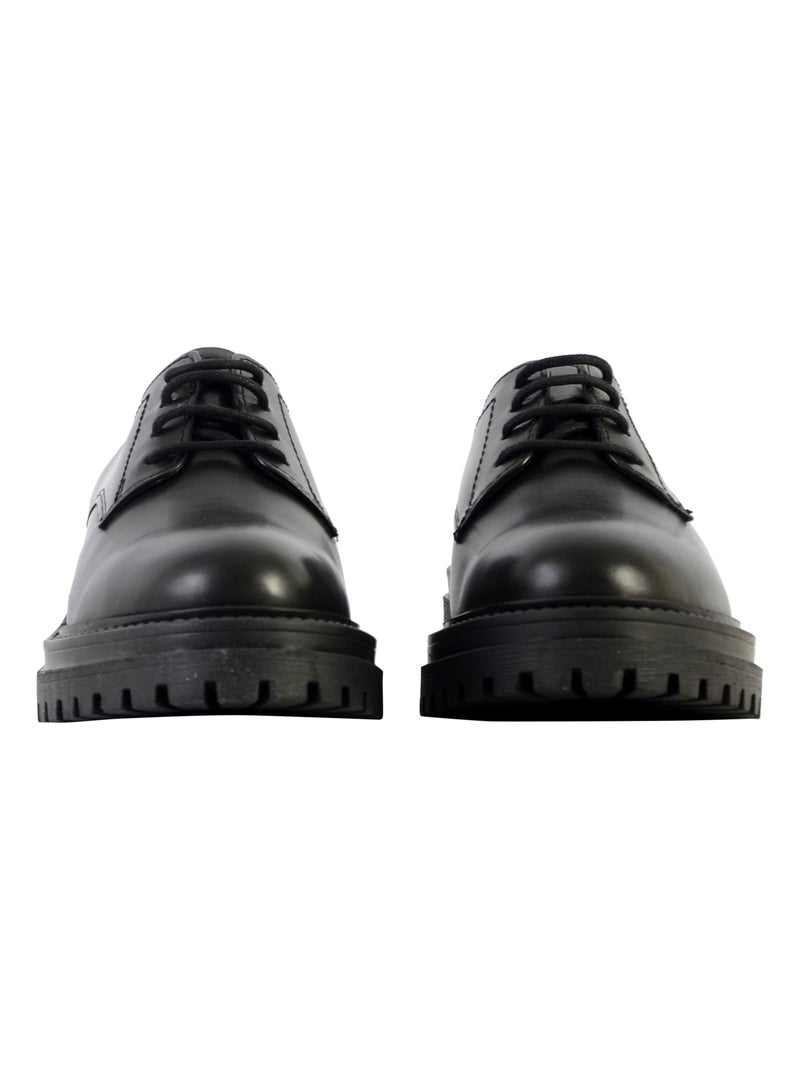 Derbie Cuir Geox Iridea Noir - Kiabi