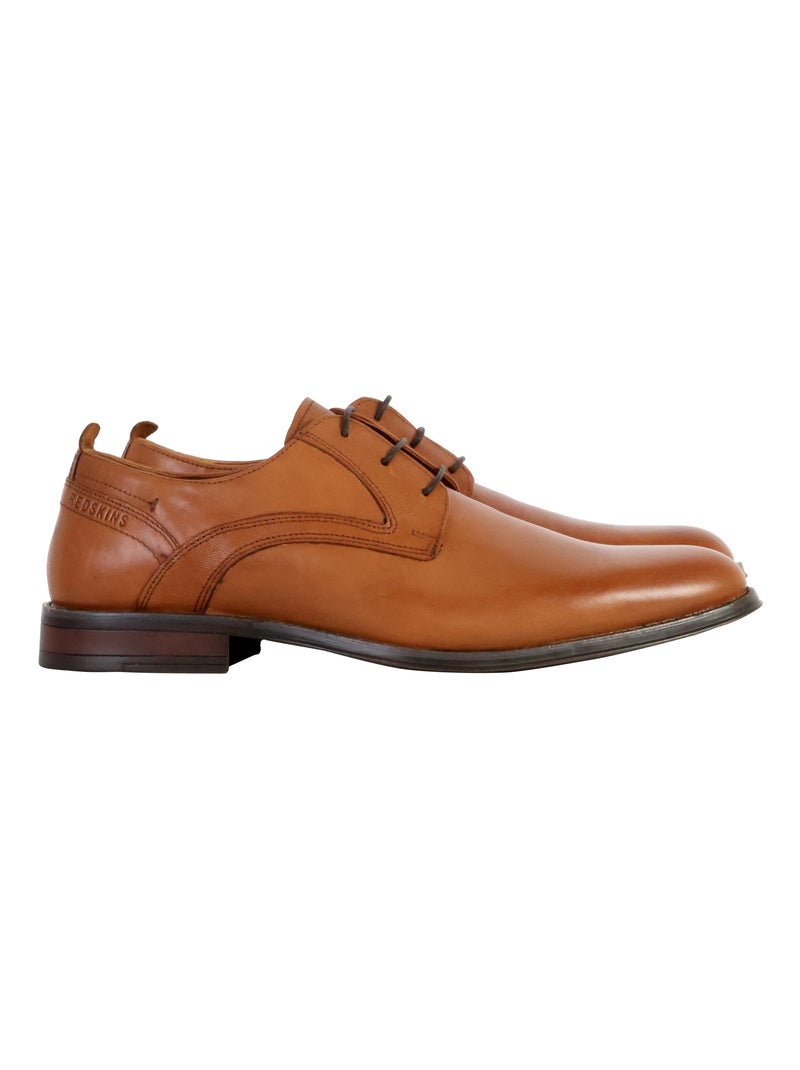Derbie Cuir Redskins Camden Marron - Kiabi