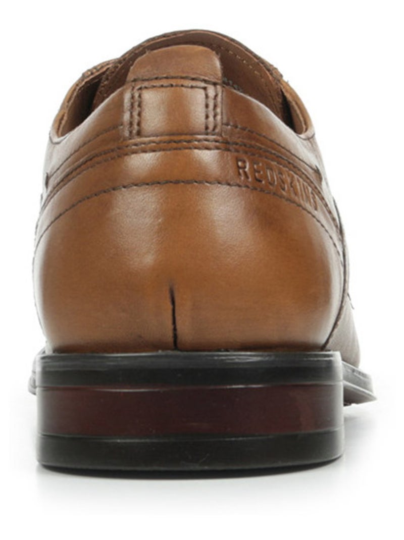 Derbie Cuir Redskins Camden Marron - Kiabi
