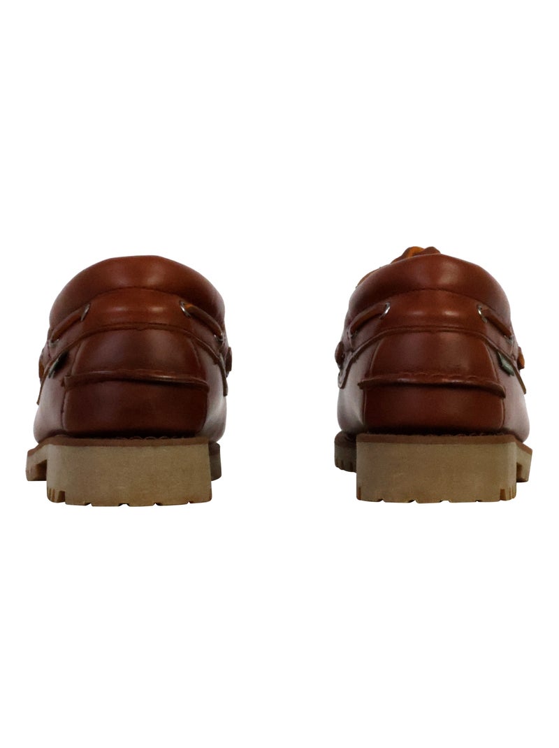 Derbie Cuir Sebago Docksides Acadia Marron - Kiabi