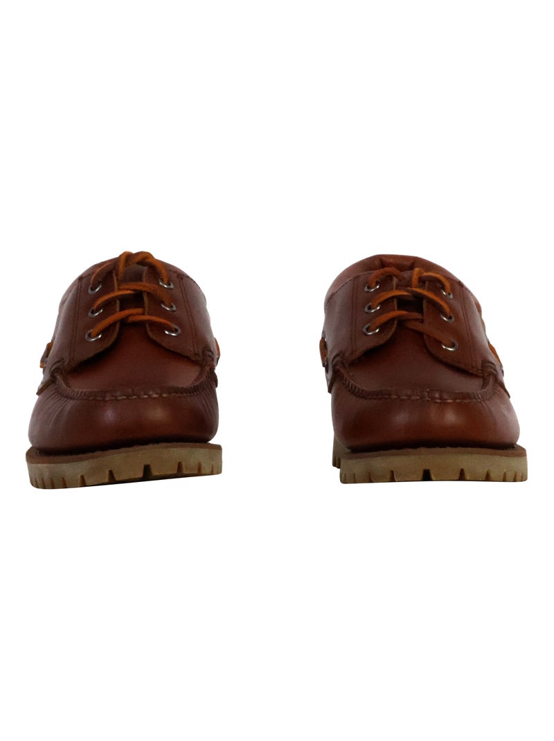 Derbie Cuir Sebago Docksides Acadia Marron - Kiabi