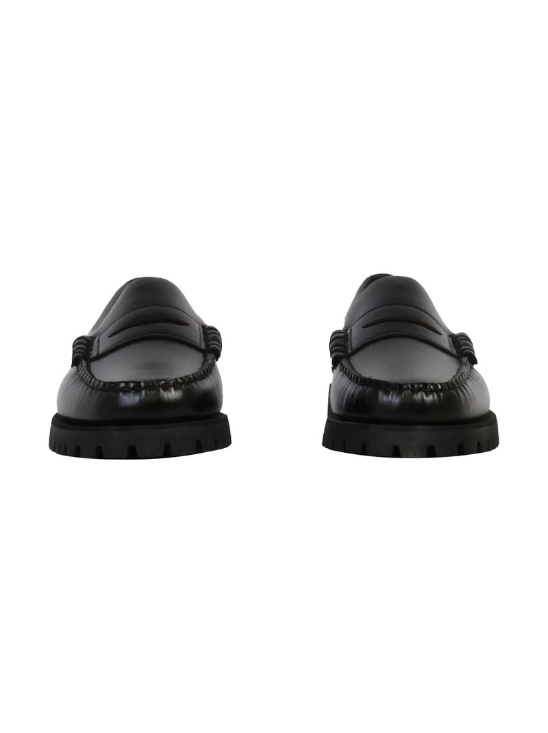 Derbie Cuir Sebago Docksides Dan Lug W Noir - Kiabi